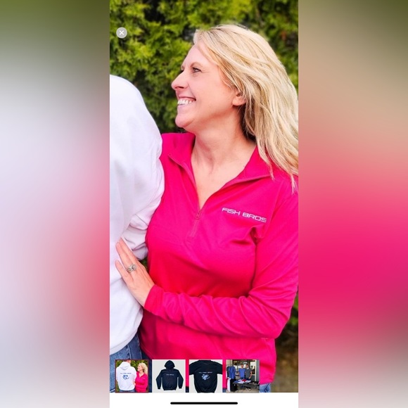 Tops - NWT WOMENS Fish, Bros, long sleeve shirt *family business*